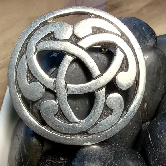 SJC Jewelry Sjc Pewter St Justin Cornwall Celtic Trinity Knot